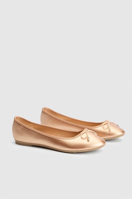 Good For The Sole: Darcy Comfort Bow Detailed Ballerina Flats - Image 2