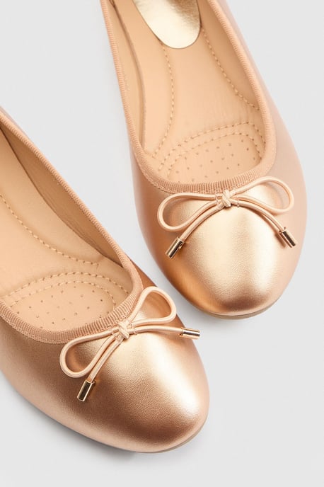 Good For The Sole: Darcy Comfort Bow Detailed Ballerina Flats - Image 4