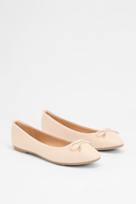 Good For The Sole: Darcy Comfort Bow Detailed Ballerina Flats - Image 1