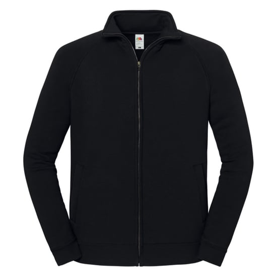 Fruit of the Loom Mens Iconic Premium Sweat Jacket (Black) - Image 1