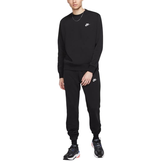 Nike Club Mens Tracksuit Crew Neck Pullover Sweatshirt Fleece - Image 1