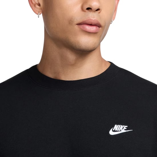 Nike Club Mens Tracksuit Crew Neck Pullover Sweatshirt Fleece - Image 2