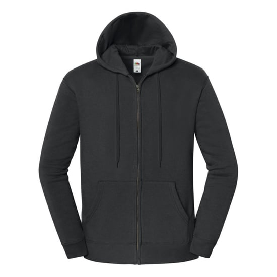 Fruit of the Loom Heren Iconic Premium Sweat Jacket met capuchon (Licht Grafiet) - Image 1