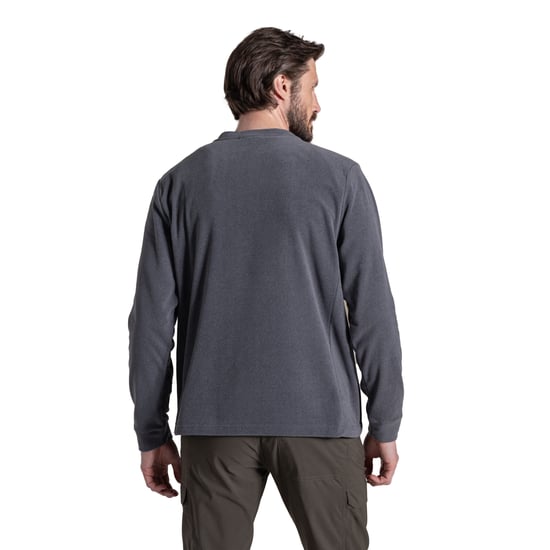 Craghoppers Heren Corey Fleece Top (Black Pepper Marl) - Image 2