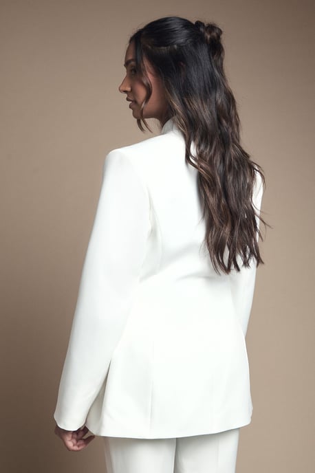 Bridal Edge To Edge Corsage Blazer - Image 2