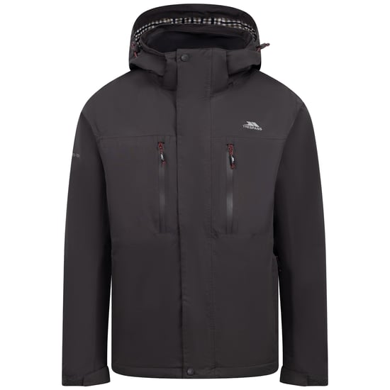 Trespass Mens Griminish Waterproof Jacket (Dark Grey) - Image 1