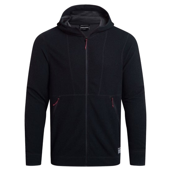 Craghoppers Heren Compresslite Capuchon Fleece Jacket (Zwart) - Image 1
