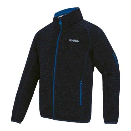 Regatta Kinder/Kinder Newhill Fleece Jas (Marine/Olympisch Blauw) - Image 3