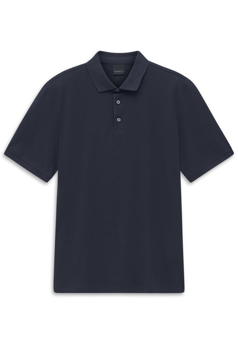 Bugatti Herren Poloshirt met katoenen structuur - Image 1