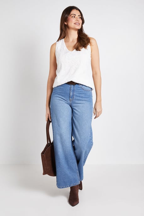 Lace Pleat Detail Sleeveless Cami Top - Image 2