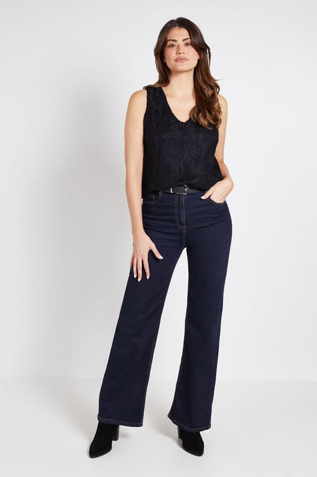 Lace Pleat Detail Sleeveless Cami Top - Image 2