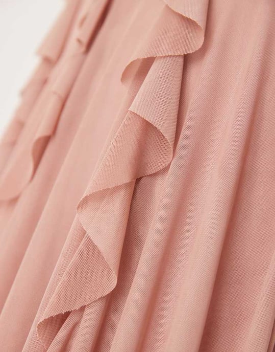 Miss Selfridge näsduksskjort i blush - Image 2
