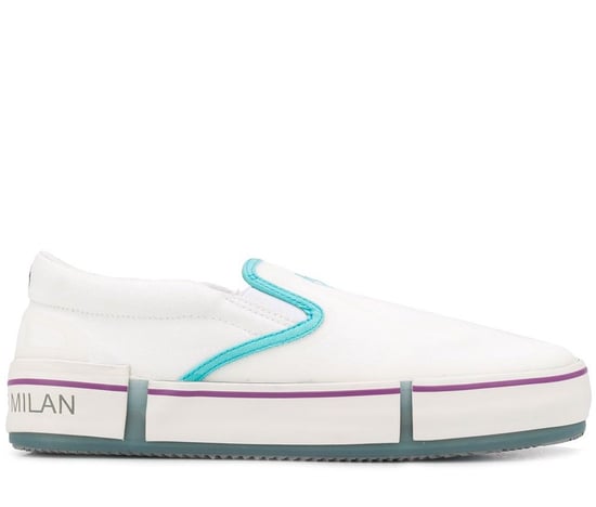 Cross Vulcanized Slip-On Sneakers - Image 1
