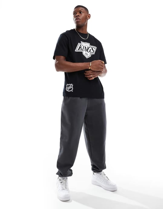 ONLY & SONS avslappnad t-shirt med LA Kings tryck i svart - Image 3