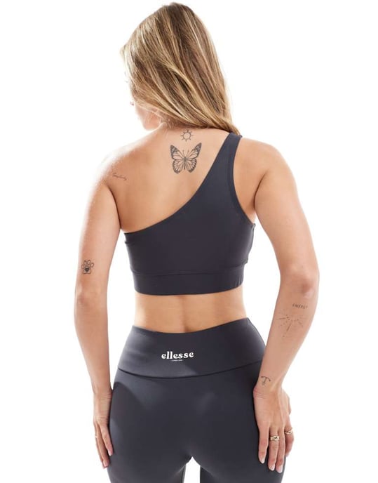 Ellesse Balasana kort topp i marinblå - Image 4