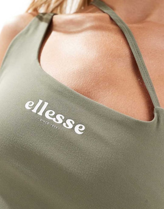 Ellesse Virbha crop top i khaki - Image 3