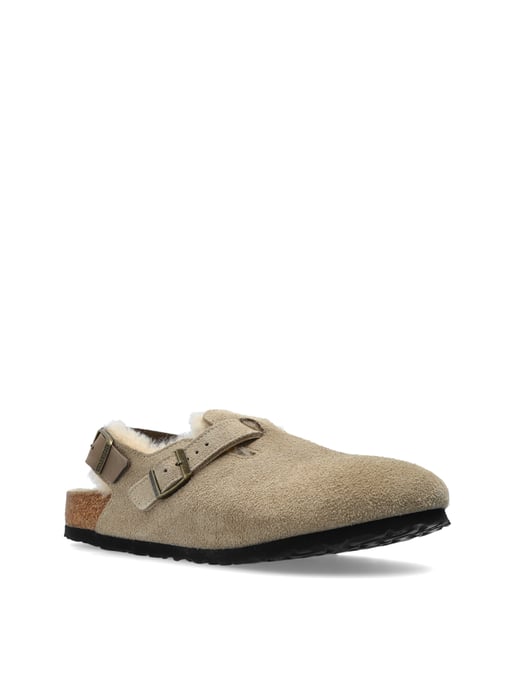 Tokio Shearling Suede Mules - Image 2