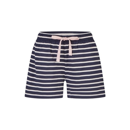By Louise Dames korte pyjama set shortama roze/donkerblauw - Image 3