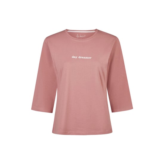 By Louise Dames pyjama set lang driekwart mouw oudroze/wit gebloemd - Image 2