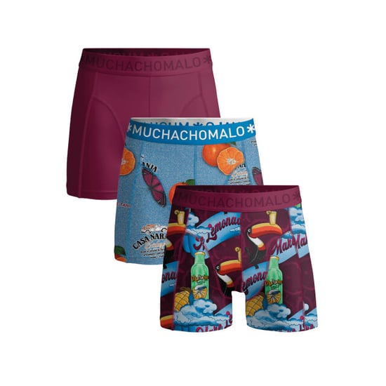 Muchachomalo Heren 3-pack boxershorts weird fruit - Image 1
