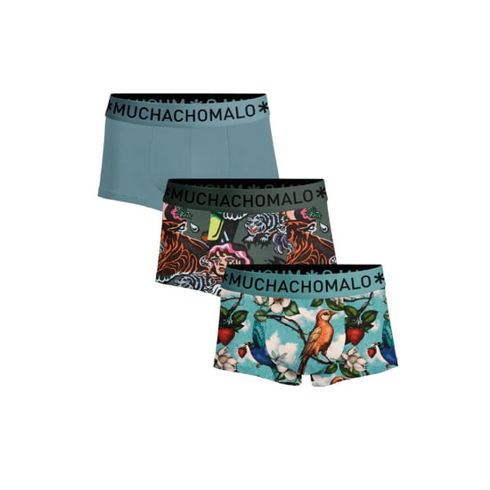 Muchachomalo Heren 3-pack trunks weird fruit - Image 1