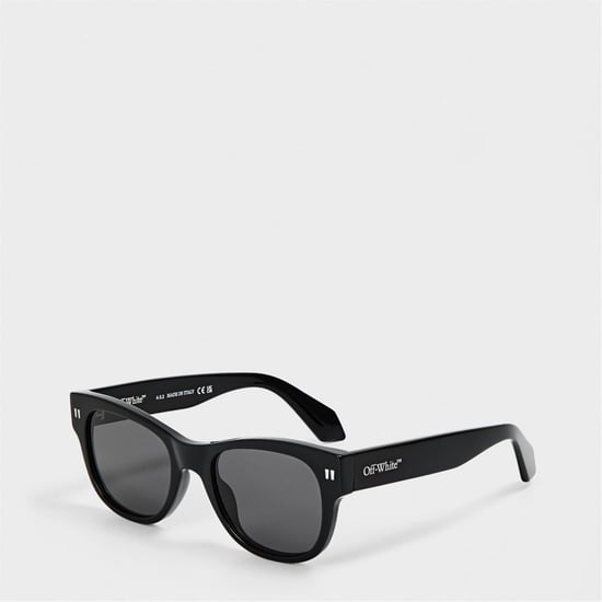 Accessories Off White Moab Square Full Rim Sunglasses in Black/Dark Grey - Image 1