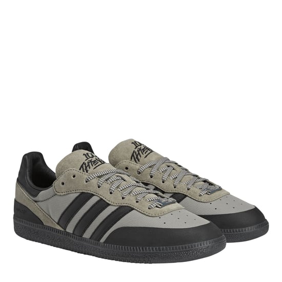 Men's adidas Originals 100t Palos hi in Silver Pebble - Image 3