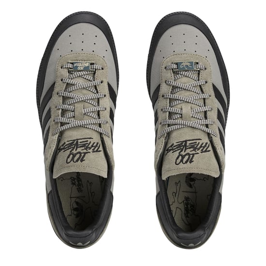 Men's adidas Originals 100t Palos hi in Silver Pebble - Image 5
