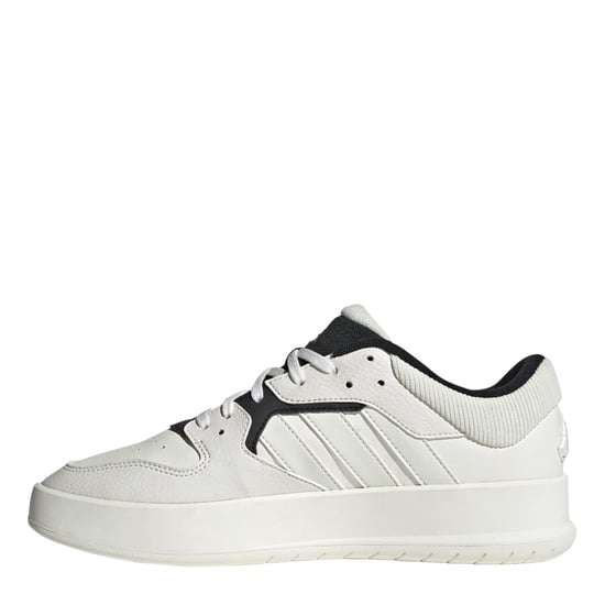 Men's adidas Court 24 Shoes in White/Orange - Image 2
