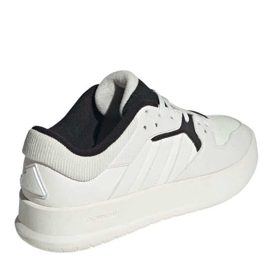 Men's adidas Court 24 Shoes in White/Orange - Image 4