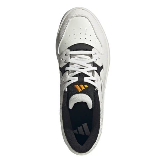 Men's adidas Court 24 Shoes in White/Orange - Image 5