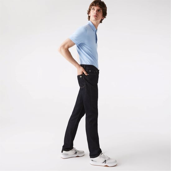 Men's Lacoste Fit Jeans in Blue - Image 4