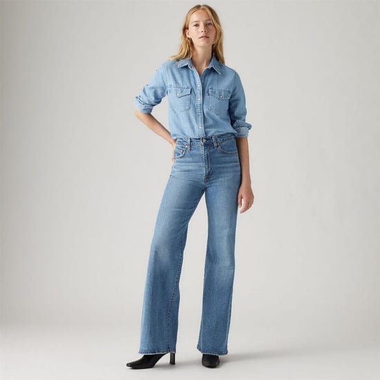 Women's Levis Ribcage Sonoma High Rise Wide Leg Jeans in Sonoma Walks - Image 3