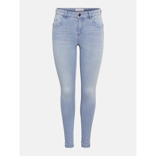 Women's Noisy May Five Pocket Skinny Fit Jeans in Lt Blue Denim - Image 1