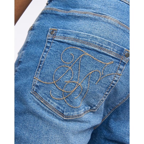 Men's SikSilk Roke Skinny in Heavy Wash Blue - Image 3