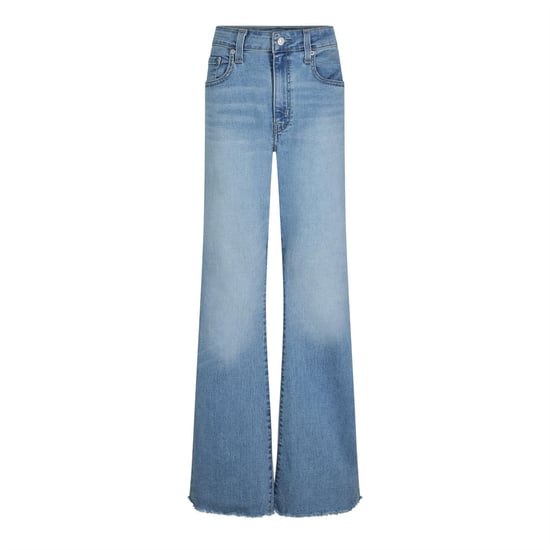 Women's Levis High Rise Flared Five Pocket Jeans in Light Of My Lif - Image 1