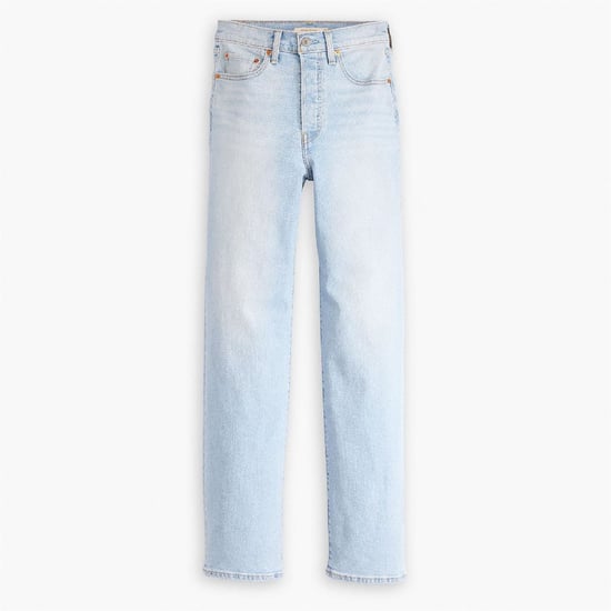 Women's Levis Ribcage High Rise Straight Leg Jeans in All Alone - Image 1