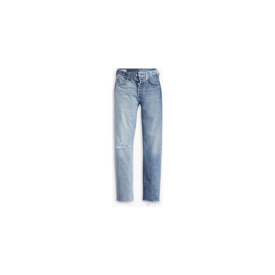 Women's Levis 501 Original Two Tone Jeans in Two Tone Indigo - Image 1