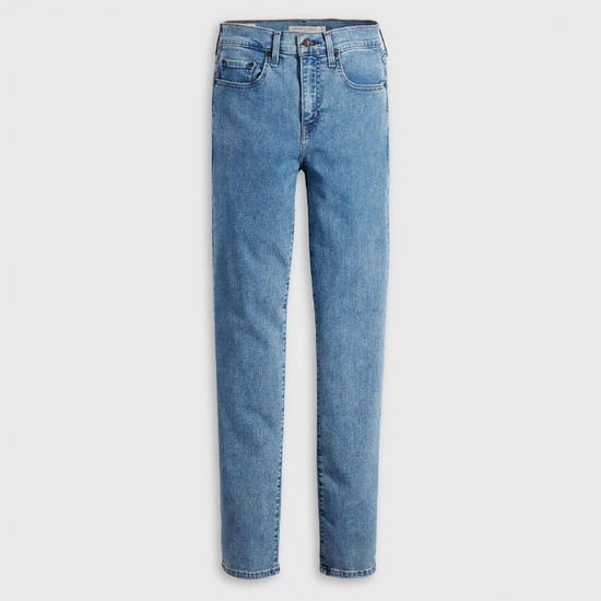 Women's Levis High Rise Straight Leg Jeans in Middle Course - Image 1