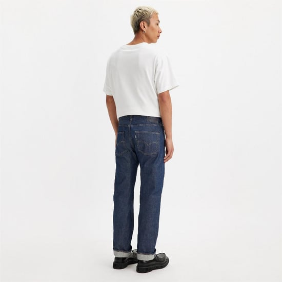 Men's Levis 80s Mid Rise Straight Leg Jeans in Carrier Rigid - Image 4