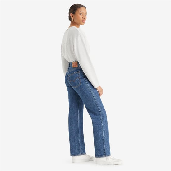 Women's Levis Baggy High Rise Five Pocket Jeans in Mastermind - Image 3