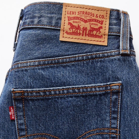 Women's Levis Baggy High Rise Five Pocket Jeans in Mastermind - Image 4