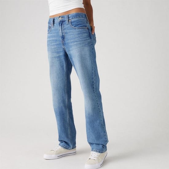 Women's Levis Low Pro Low Rise Straight Leg Jeans in Rough Diamond - Image 2