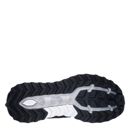 Women's Skechers Step At Slip On Trainers in Black/White - Image 4