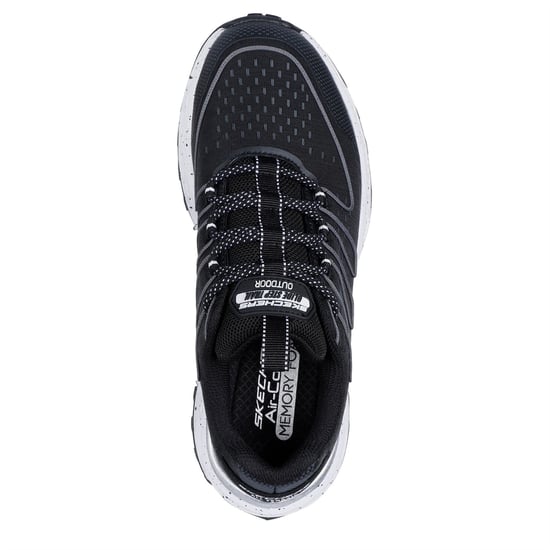 Women's Skechers Step At Slip On Trainers in Black/White - Image 5