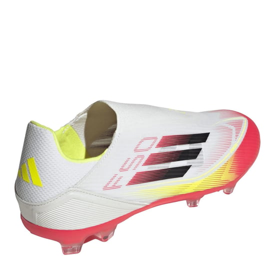 Men's adidas League Laceless Firm Ground Football Boots in .Ftwr White - Image 5