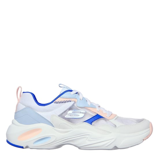 Women's Skechers Running Shoes in White/Multi - Image 3