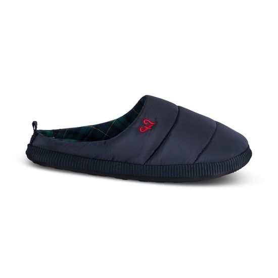 Men's Farah Slippers Tommer in Navy - Image 3