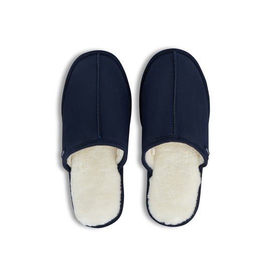 Men's Farah Ahlers Tan Slipper in Navy - Image 4
