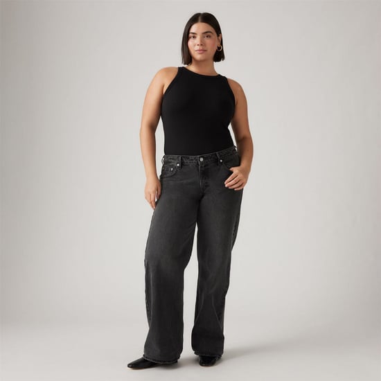 Women's Levis Low Rise Wide Leg Jeans in Wish Me Luck - Image 2